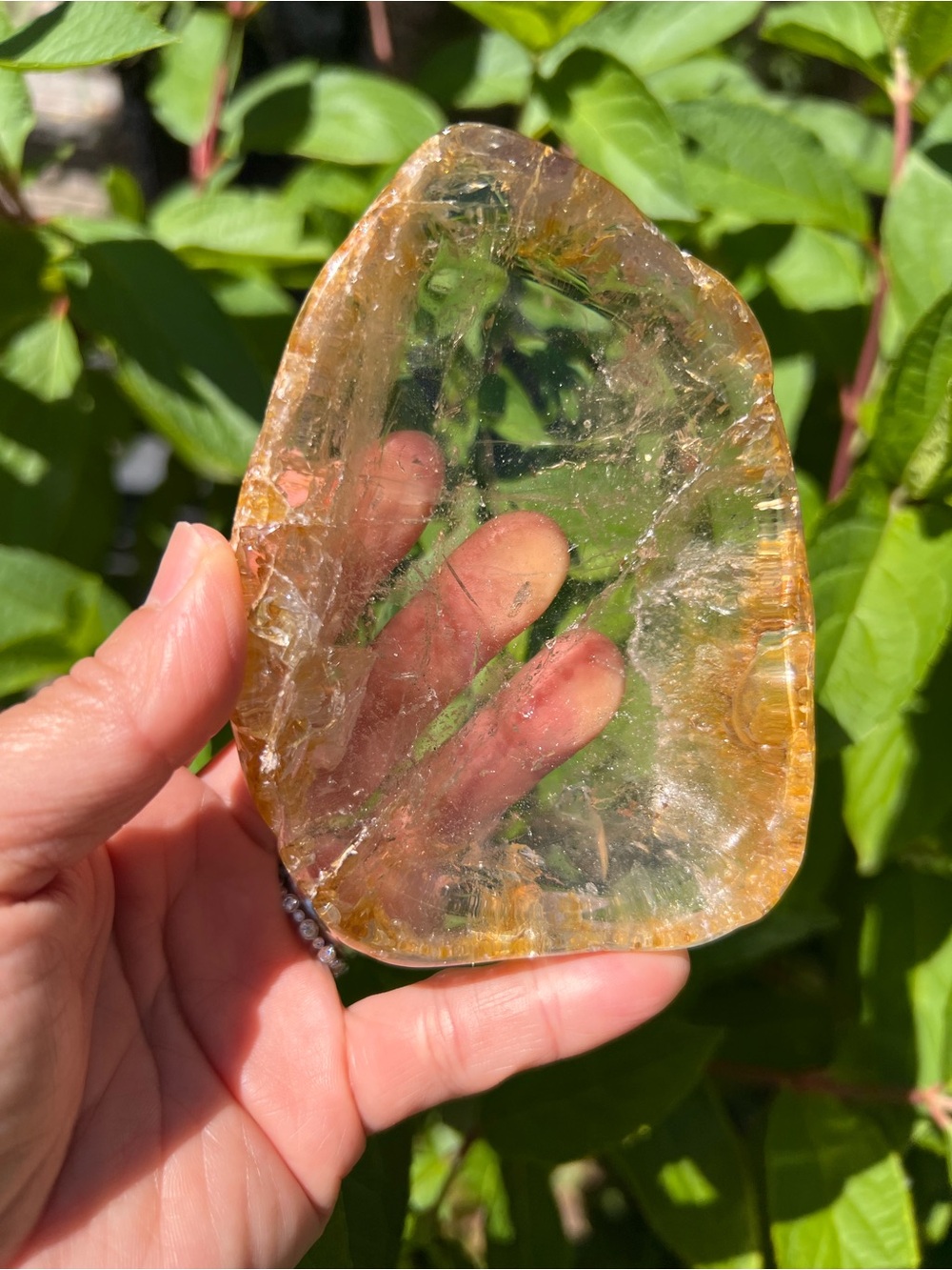Golden (1) healer bowl | crystal